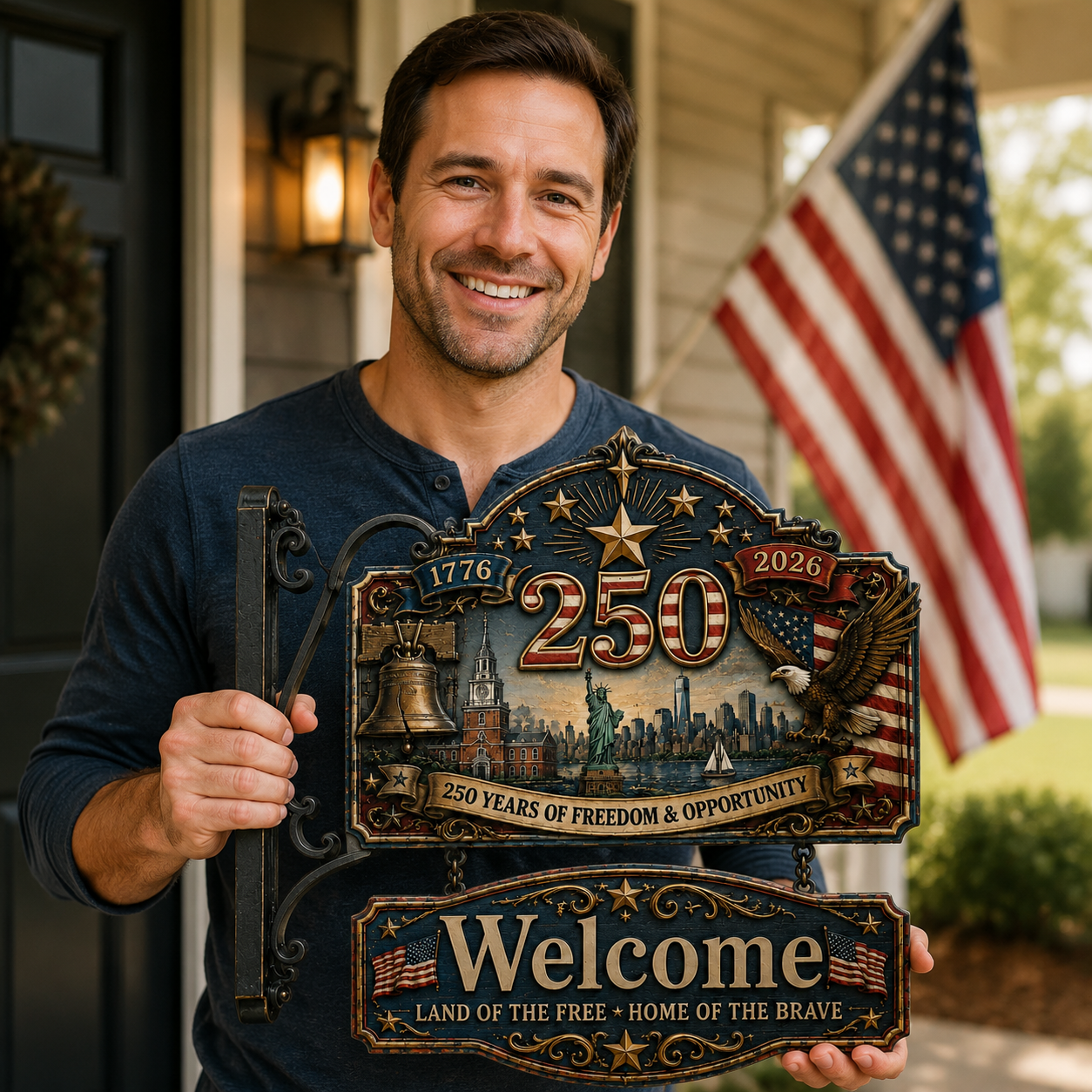 đ„Last Day 49% OFFđ„ - USA 250th Anniversary Welcome Sign
