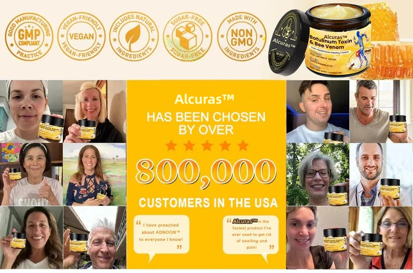 đ„Alcurasâą Botulinum Toxin & Bee Venom Pain-Relief Bone Healing Creamđđ