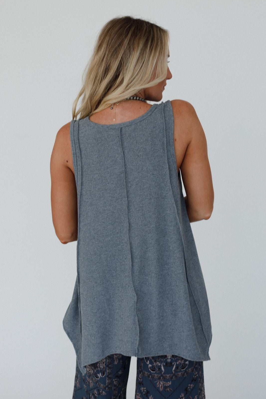 The Nest Drift Away Top - Charcoal