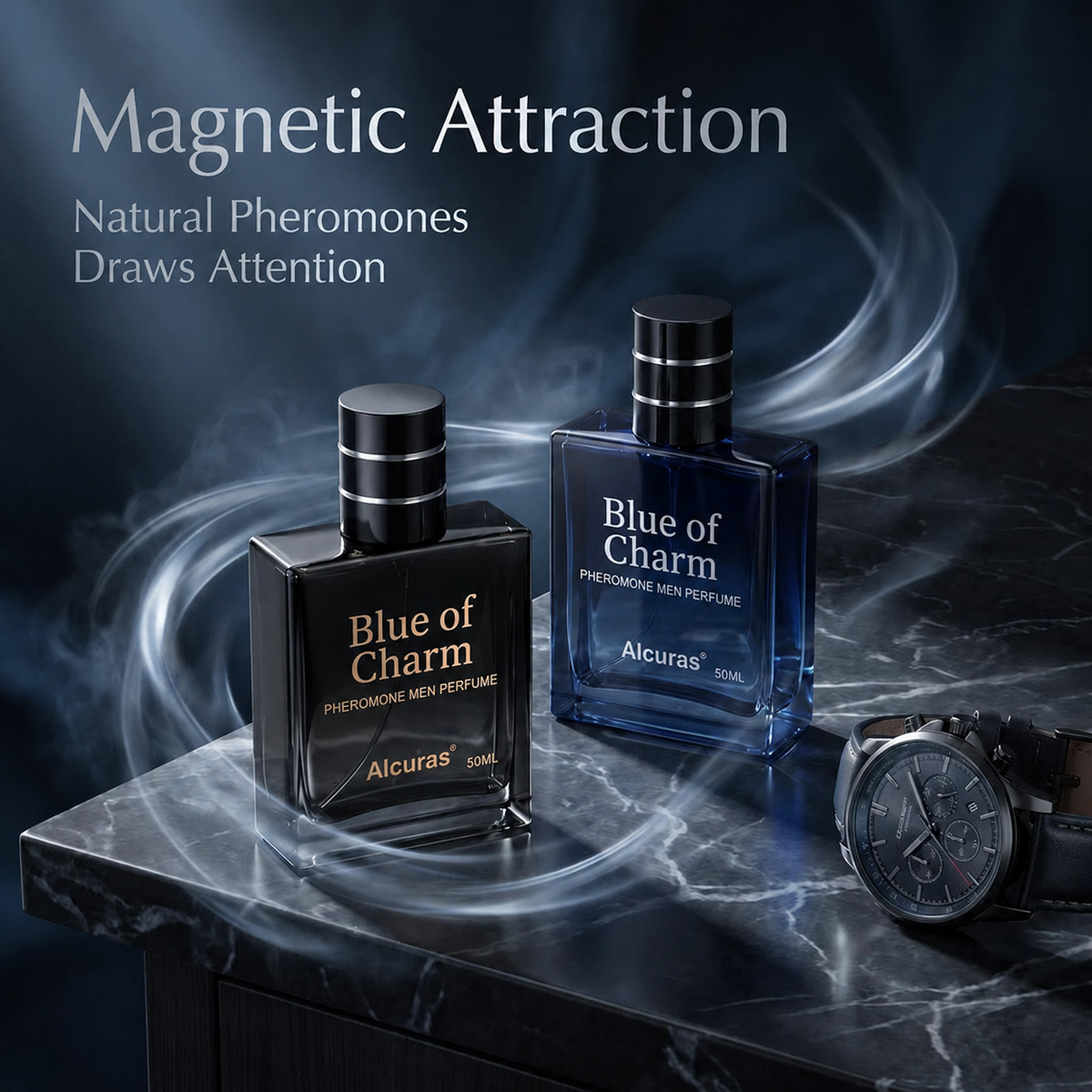 Alcuras®  Pheromone Perfume | Boost Personal Charm for First Date & Social Occasions Long Lasting Scent