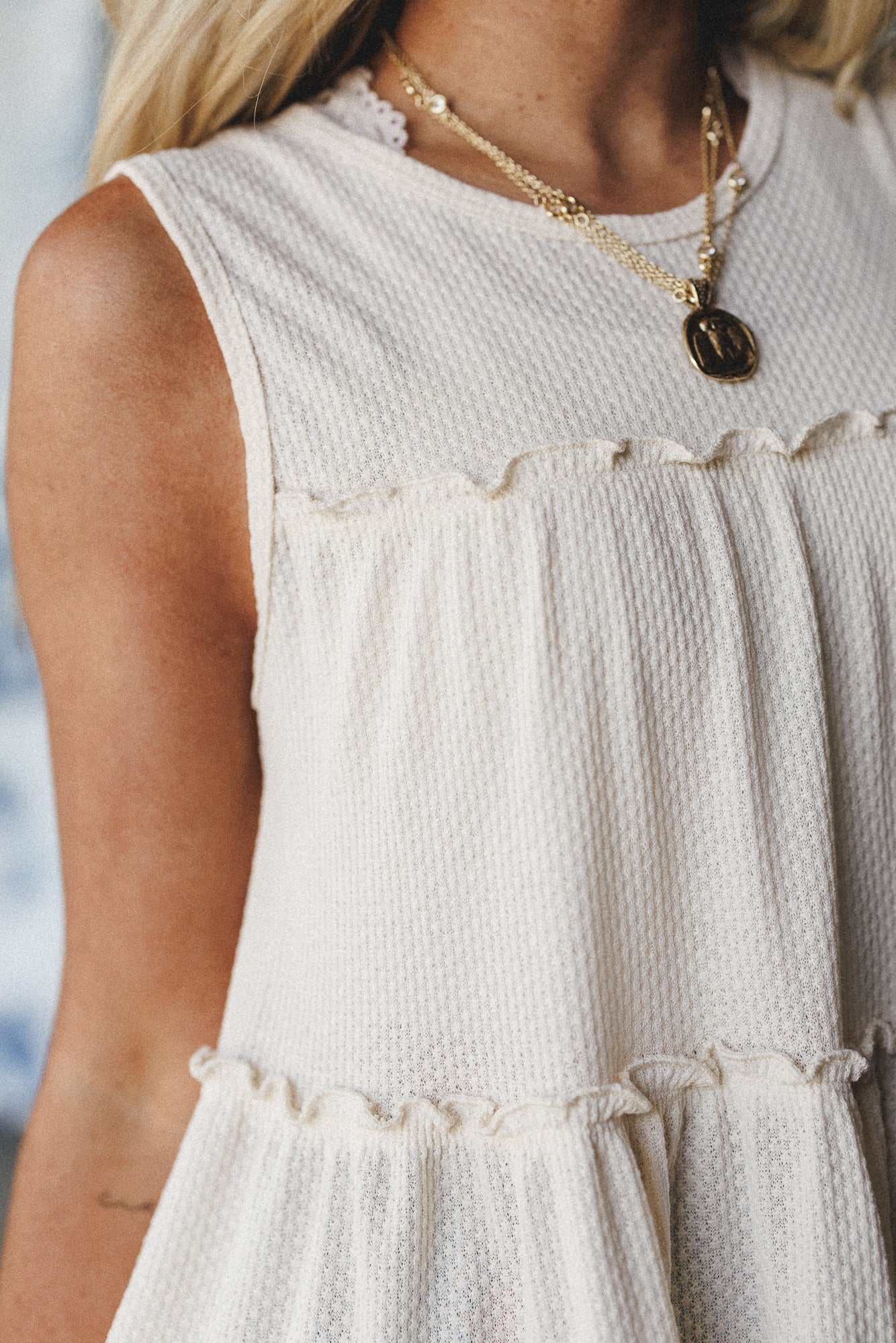 The Nest Dreamy Tiers Top - Cream