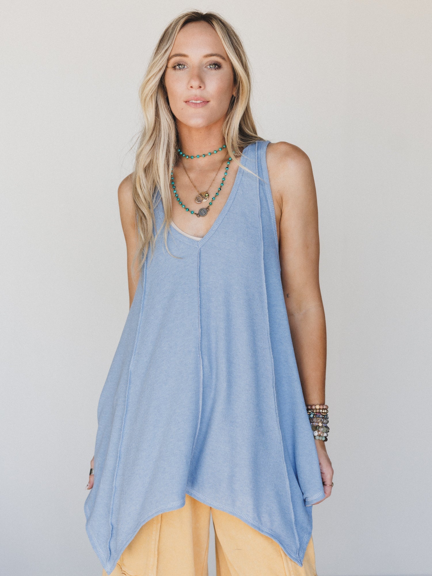 The Nest Drift Away Top - Denim