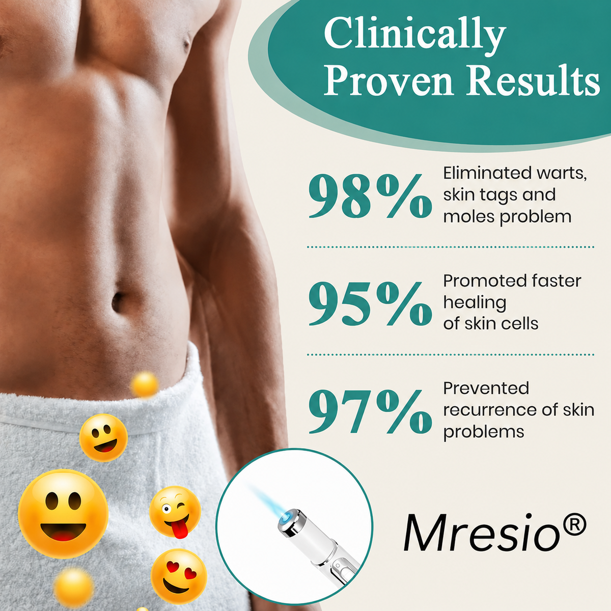 Mresio® HPV Genital Warts Removal Laser Pen